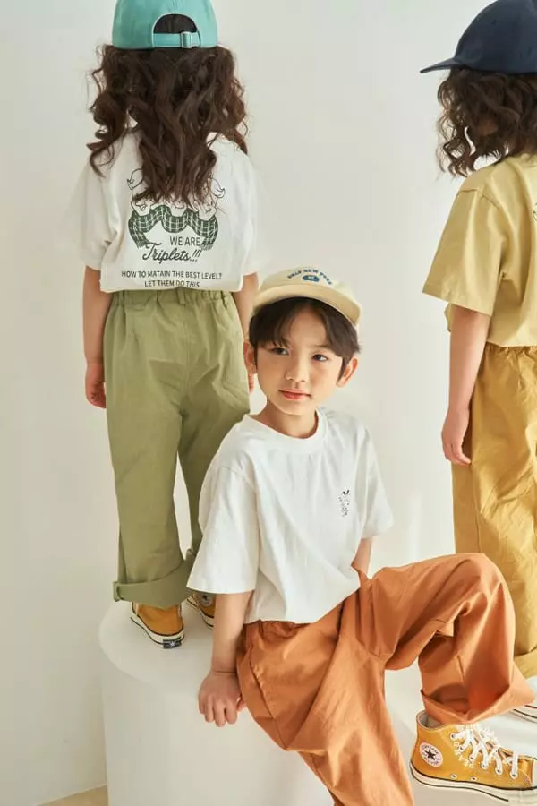 Peanut - Korean Children Fashion - #kidsshorts - Triple Tee - 2