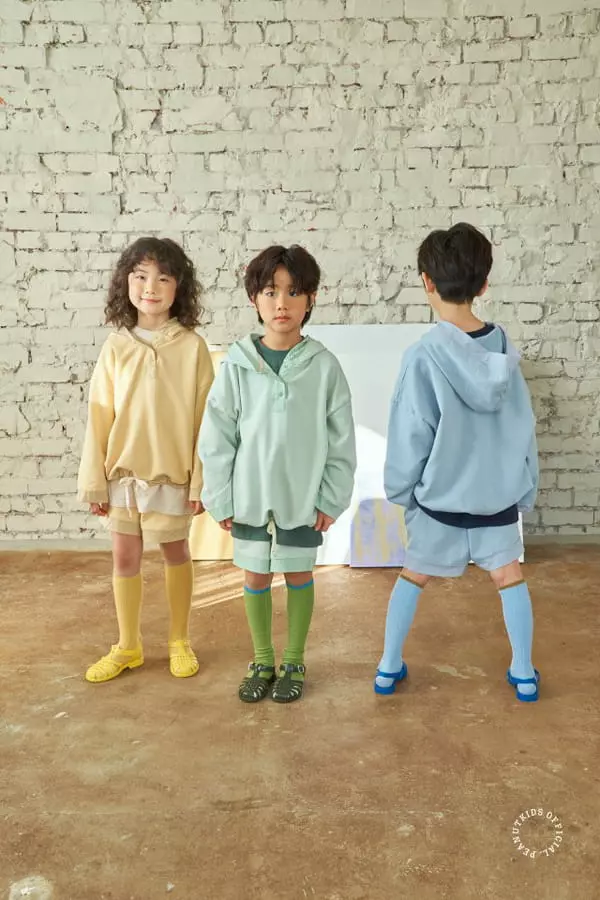 Peanut - Korean Children Fashion - #kidsshorts - Tom Boy Top Bottom Set - 4