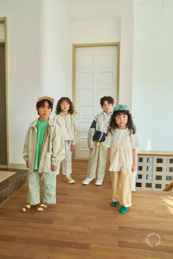 Peanut - Korean Children Fashion - #littlefashionista - You Tee Flower Pants - 6