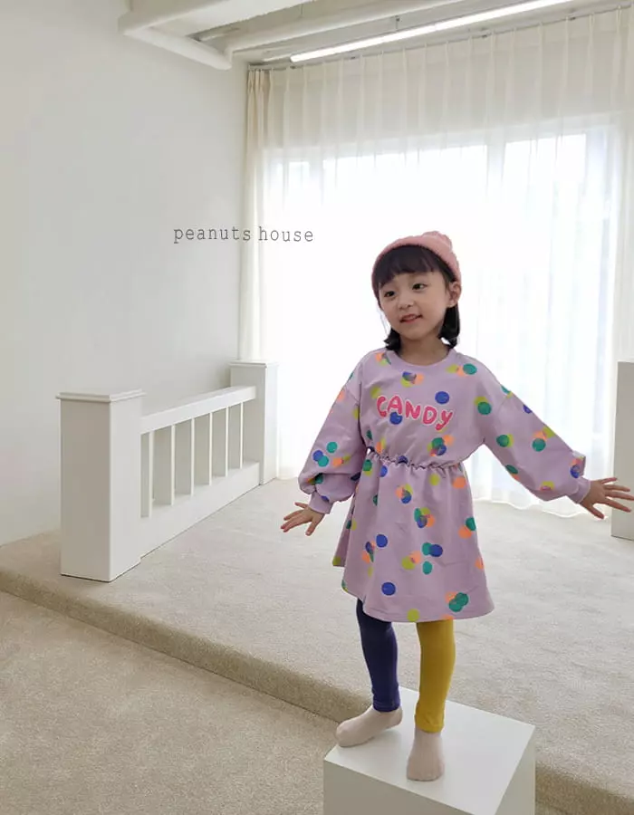 Peanuts - Korean Children Fashion - #Kfashion4kids - Candy One-piece - 6