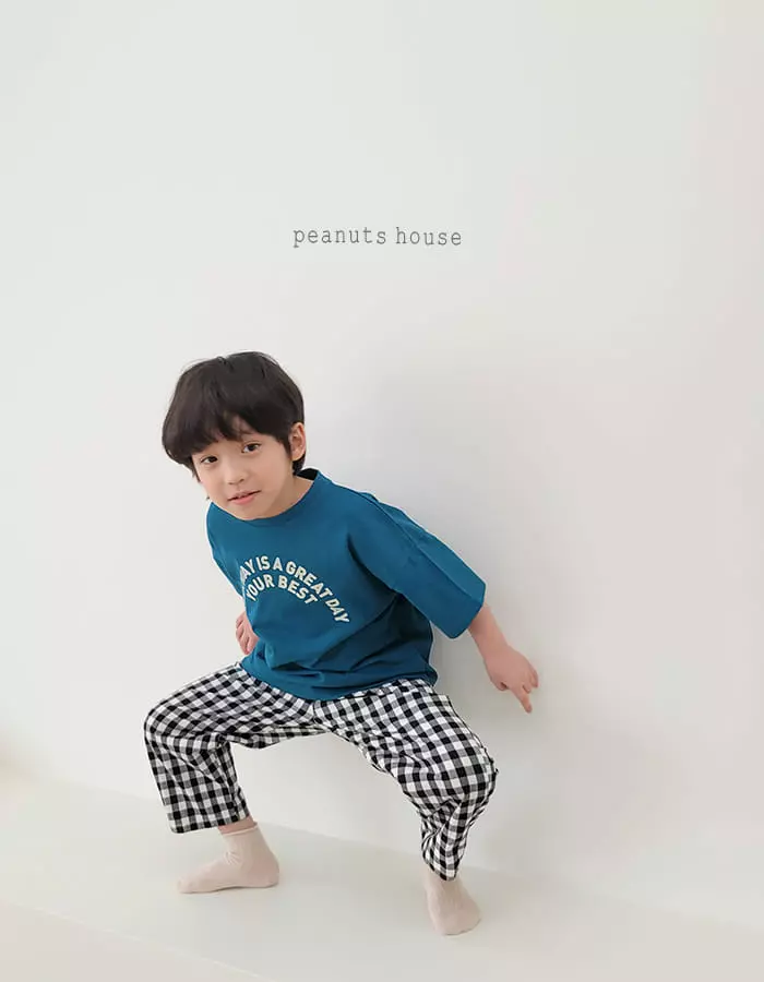 Peanuts - Korean Children Fashion - #Kfashion4kids - Check Pants - 5