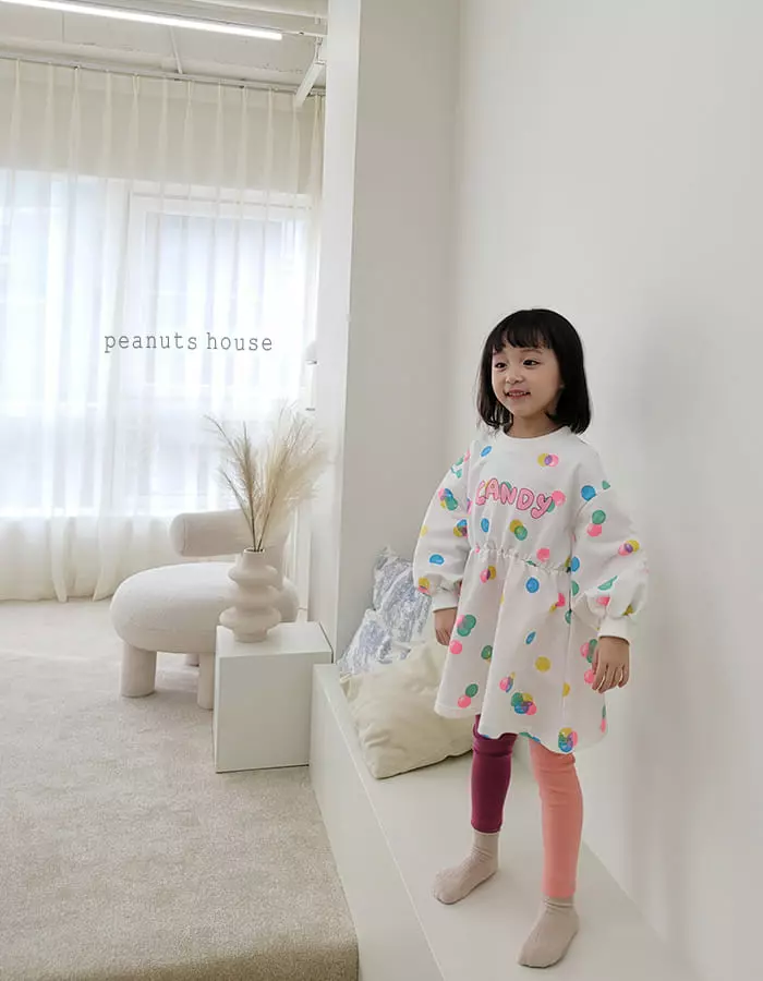 Peanuts - Korean Children Fashion - #Kfashion4kids -  Candy One-piece - 5