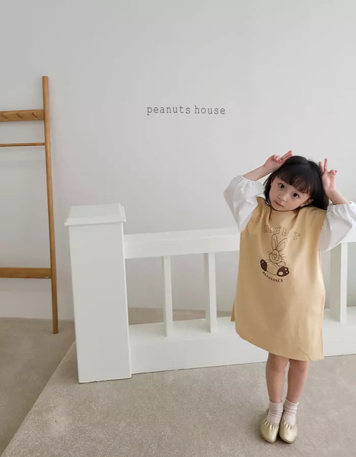 Peanuts - Korean Children Fashion - #kidzfashiontrend - Rabbit One-piece - 4