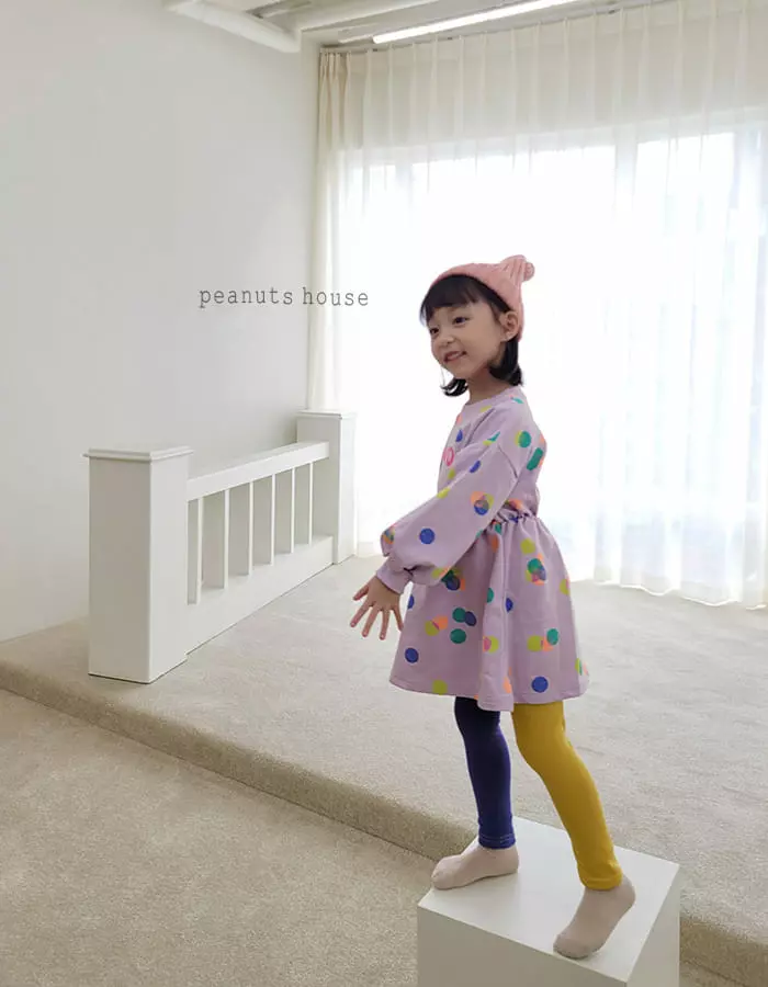 Peanuts - Korean Children Fashion - #childofig - Half Half Leggings - 7