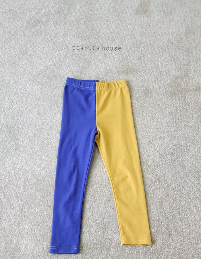 Peanuts - Korean Children Fashion - #childrensboutique - Half Half Leggings - 8