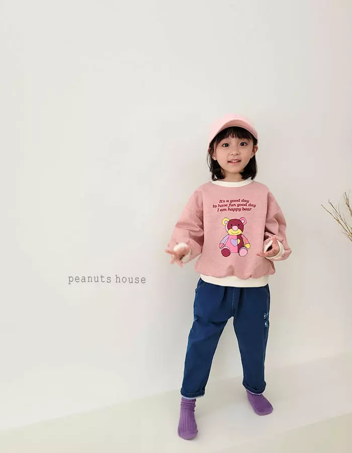 Peanuts - Korean Children Fashion - #childrensboutique - Happy Bear Tee - 7