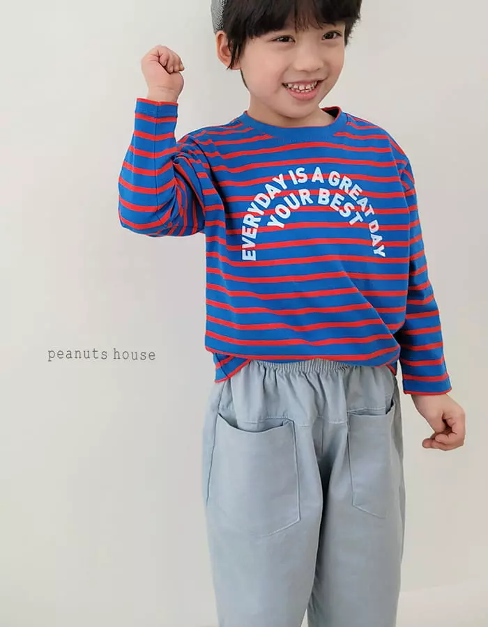 Peanuts - Korean Children Fashion - #childrensboutique - Best Stripes Tee