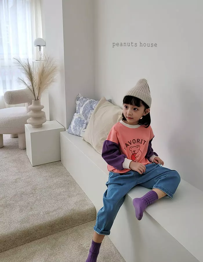 Peanuts - Korean Children Fashion - #childrensboutique - Vintage Jeans - 7