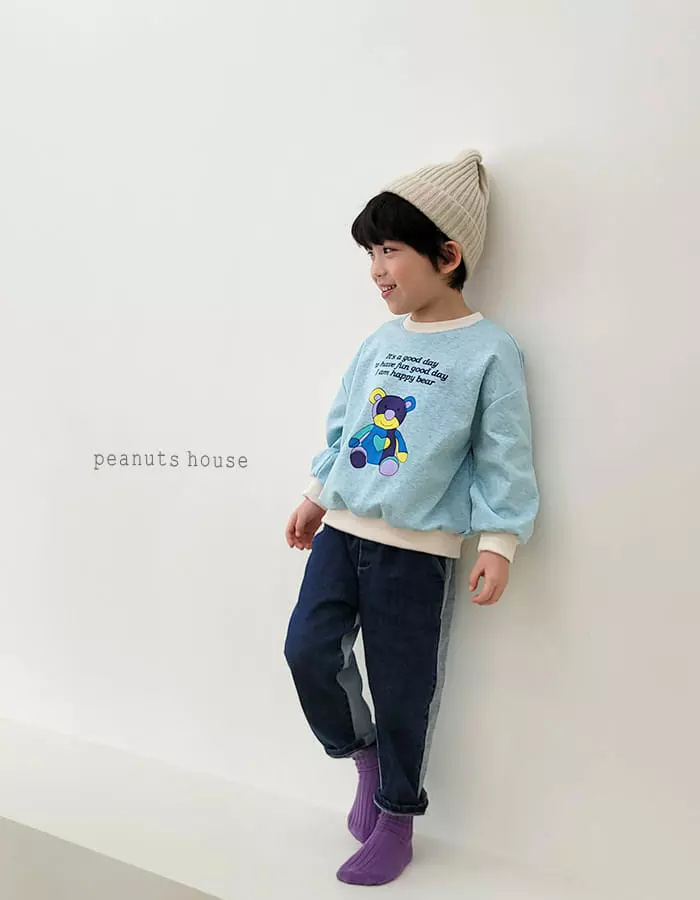 Peanuts - Korean Children Fashion - #designkidswear - Happy Bear Tee - 8