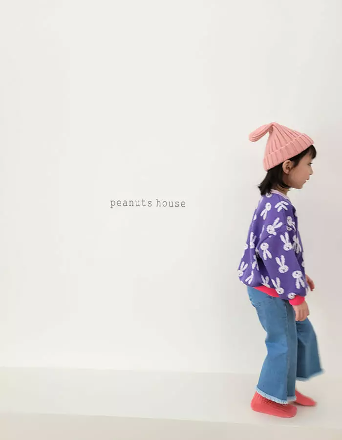 Peanuts - Korean Children Fashion - #designkidswear - Rabbit Knit Tee - 7