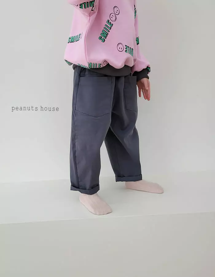 Peanuts - Korean Children Fashion - #designkidswear - Cotton Span Pants - 10