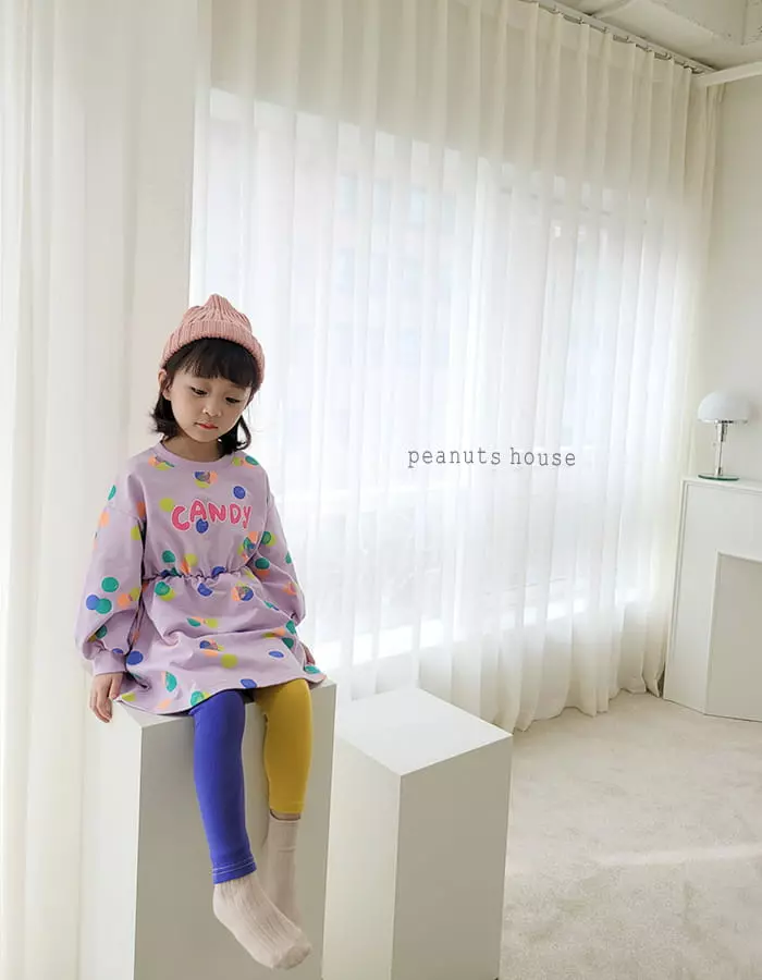 Peanuts - Korean Children Fashion - #discoveringself - Candy One-piece