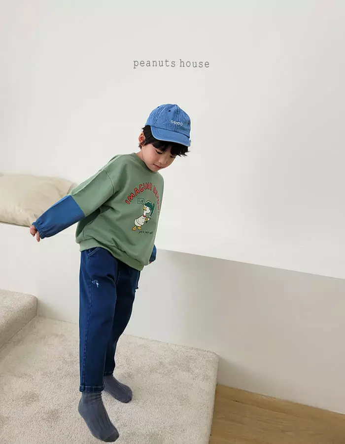 Peanuts - Korean Children Fashion - #discoveringself - Baseball Tee - 6