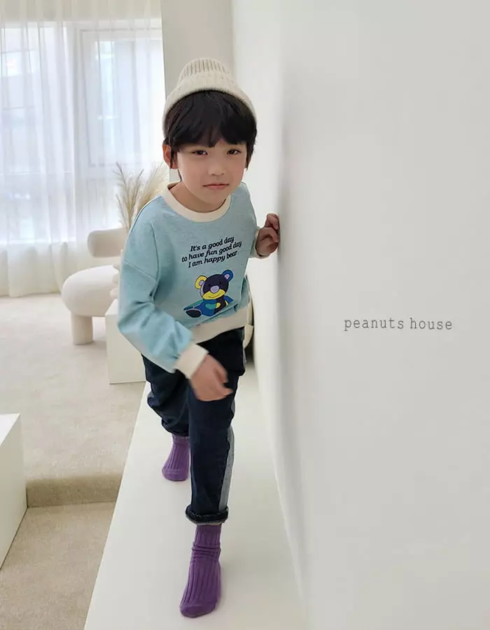 Peanuts - Korean Children Fashion - #fashionkids - Happy Bear Tee - 10