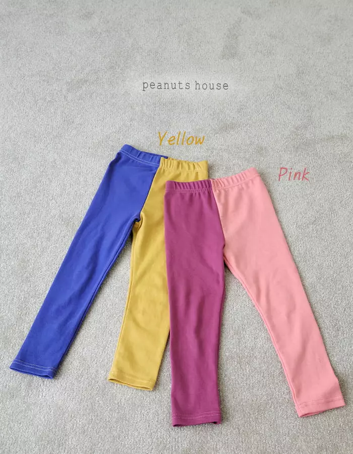 Peanuts - Korean Children Fashion - #kidsshorts - Half Half Leggings - 12