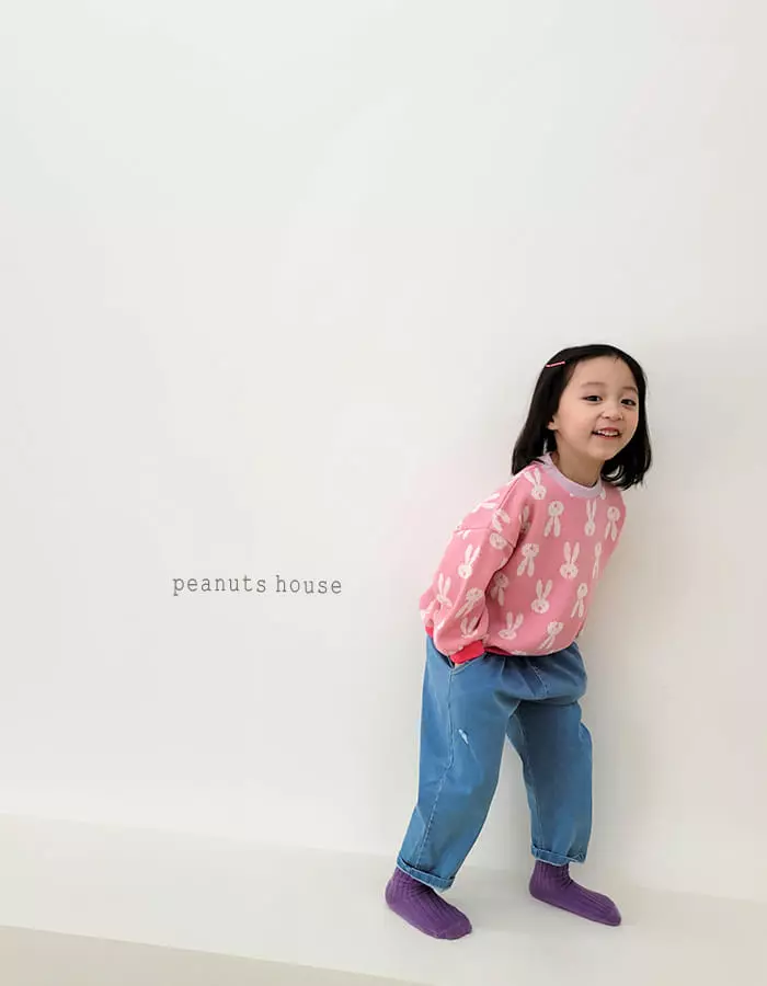 Peanuts - Korean Children Fashion - #kidsshorts - Rabbit Knit Tee - 10