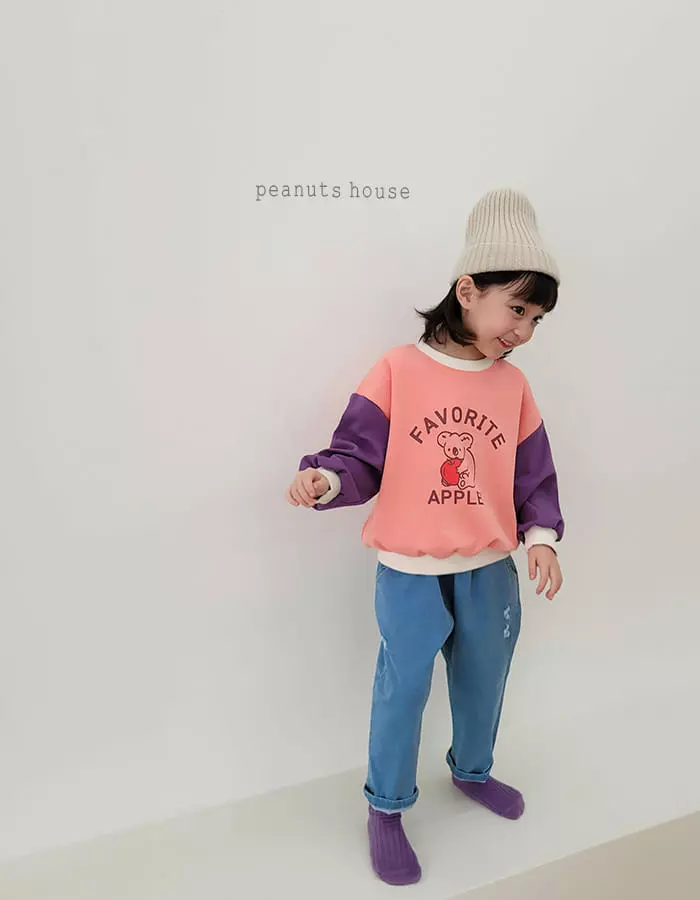 Peanuts - Korean Children Fashion - #kidsshorts - Apple Tee - 7
