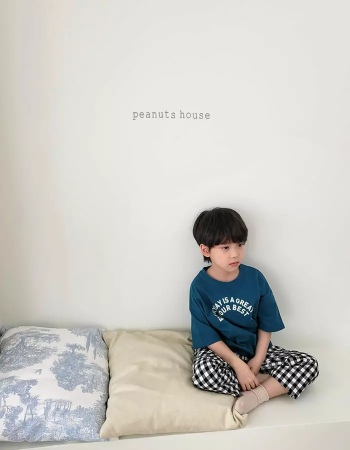 Peanuts - Korean Children Fashion - #kidsstore - Check Pants - 3