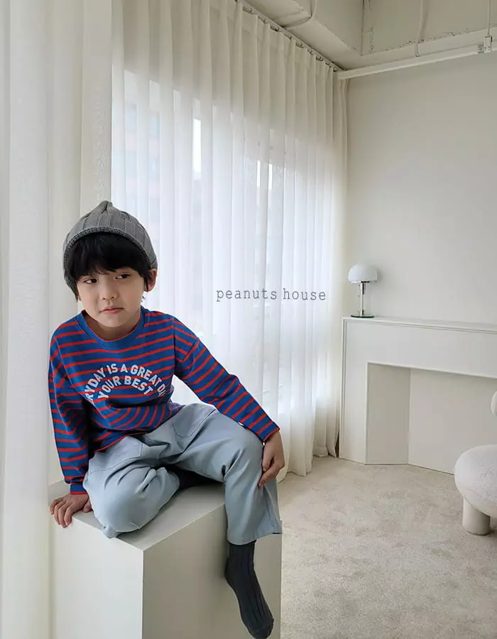 Peanuts - Korean Children Fashion - #kidsstore - Best Stripes Tee - 6