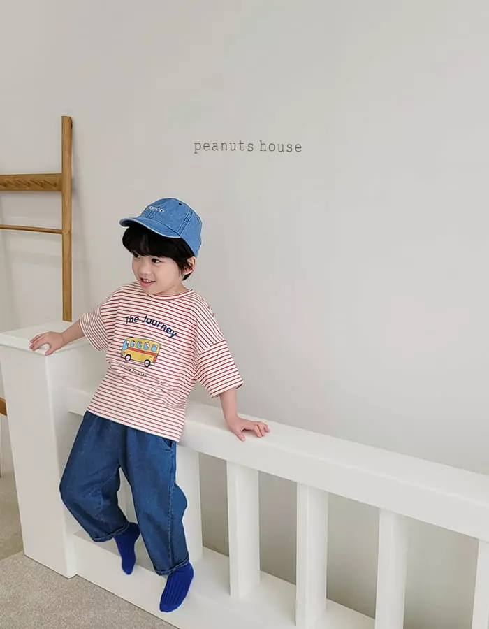Peanuts - Korean Children Fashion - #kidsshorts - Mini Bus Tee - 4