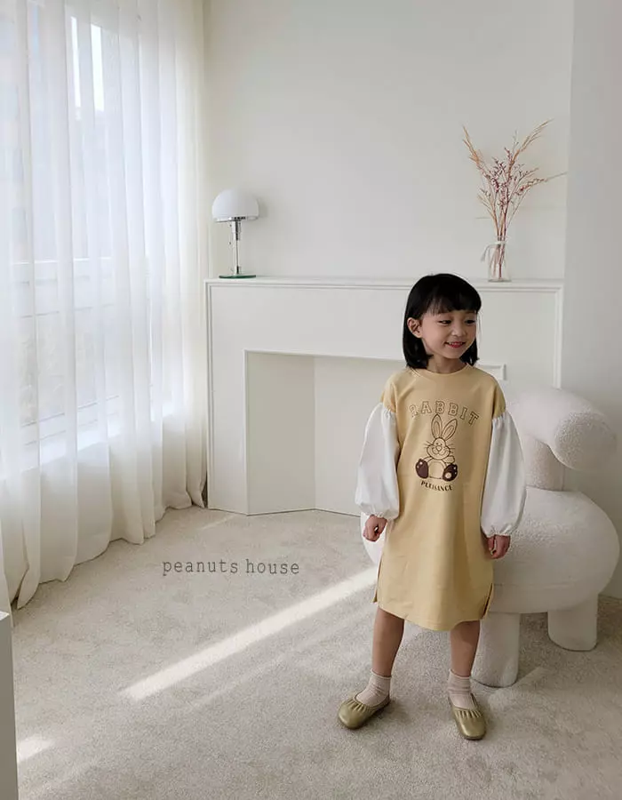 Peanuts - Korean Children Fashion - #kidsstore - Rabbit One-piece - 2