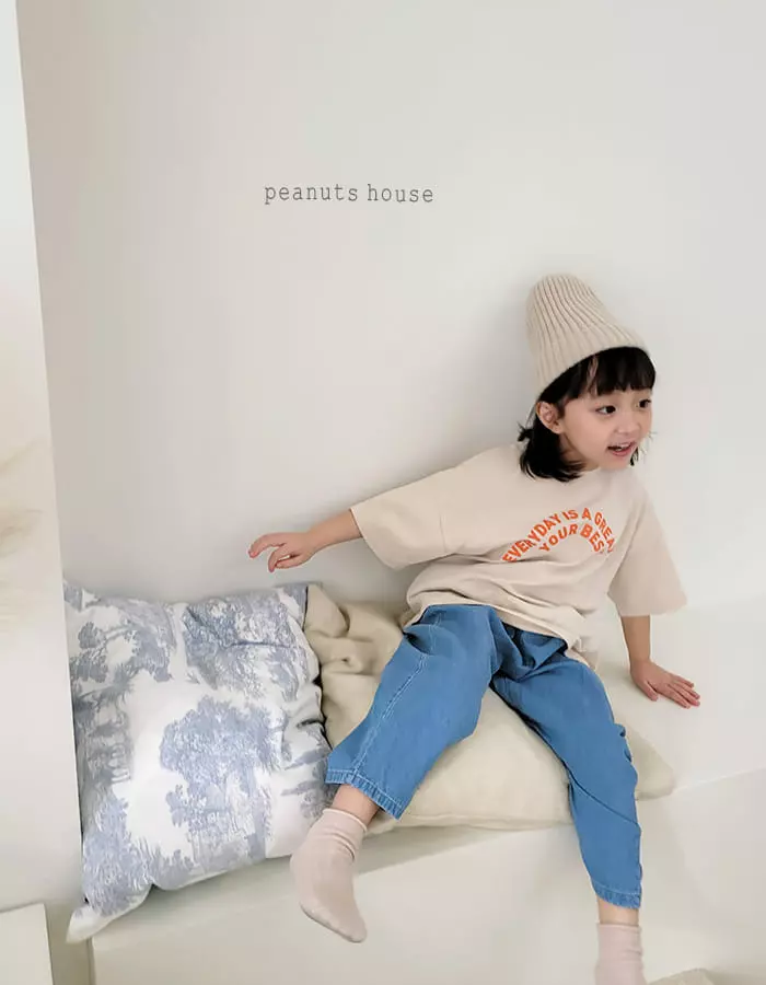 Peanuts - Korean Children Fashion - #kidzfashiontrend - Thin Jeans - 3