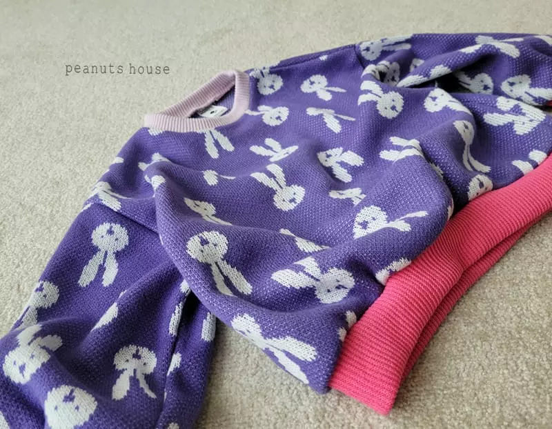 Peanuts - Korean Children Fashion - #kidzfashiontrend - Rabbit Knit Tee - 12