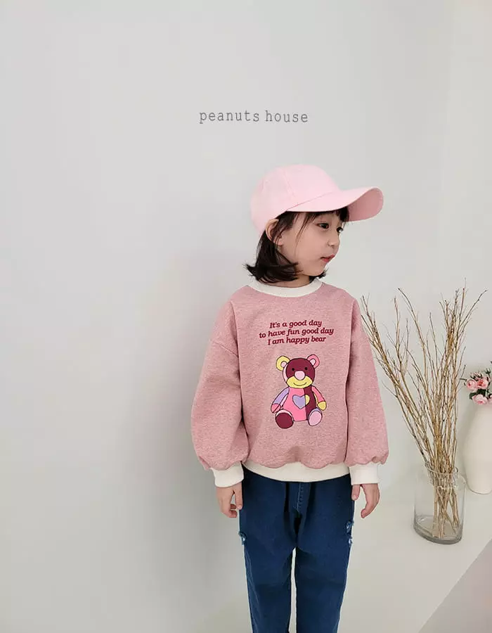 Peanuts - Korean Children Fashion - #littlefashionista - Happy Bear Tee