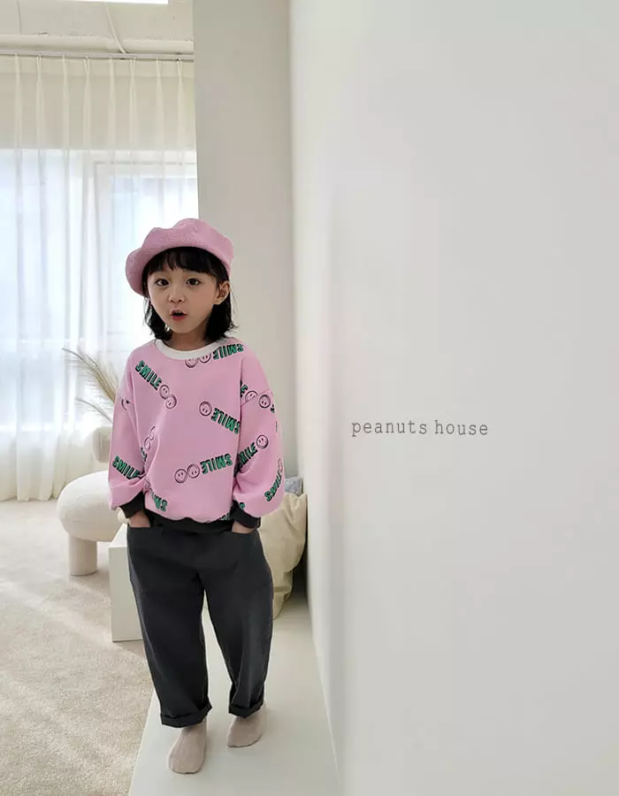 Peanuts - Korean Children Fashion - #littlefashionista - Smile Tee - 10