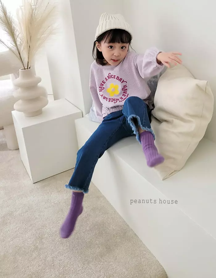 Peanuts - Korean Children Fashion - #magicofchildhood - Bootscut Pants - 5