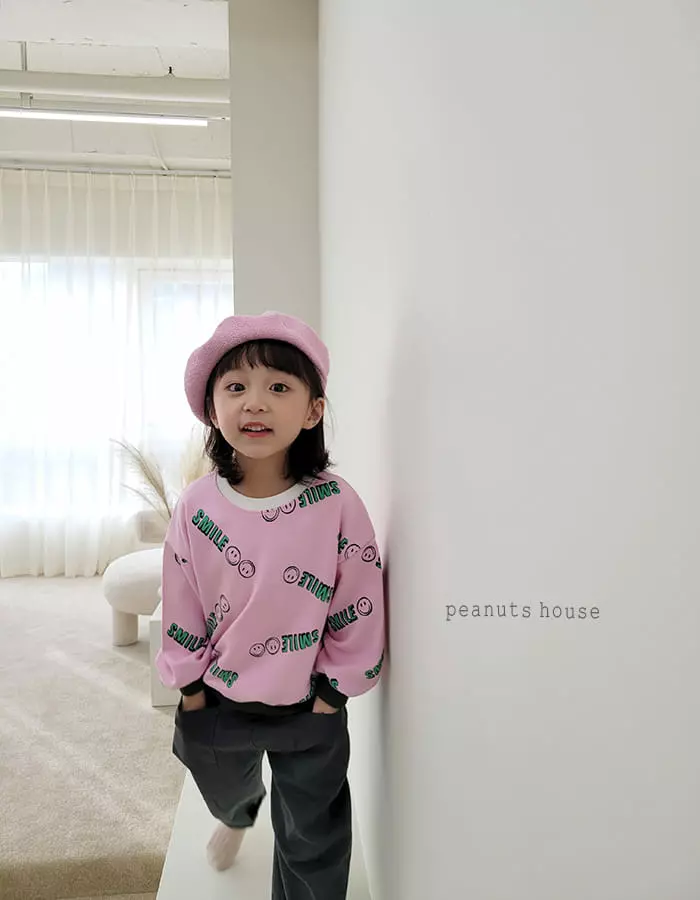 Peanuts - Korean Children Fashion - #magicofchildhood - Smile Tee - 11