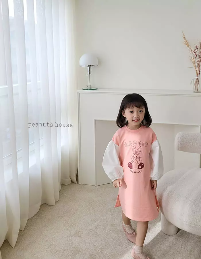 Peanuts - Korean Children Fashion - #magicofchildhood - Rabbit One-piece - 6