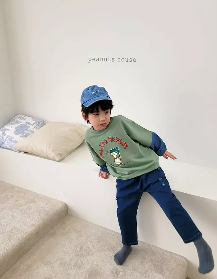 Peanuts - Korean Children Fashion - #prettylittlegirls - Baseball Tee