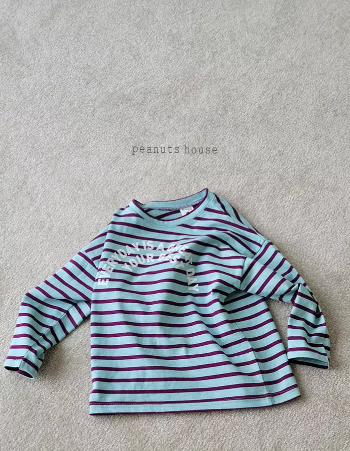 Peanuts - Korean Children Fashion - #prettylittlegirls - Best Stripes Tee - 12