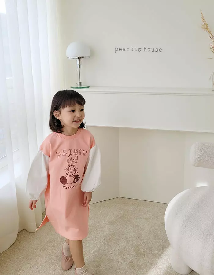 Peanuts - Korean Children Fashion - #prettylittlegirls - Rabbit One-piece - 8