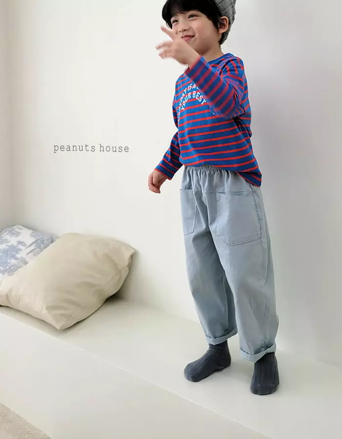 Peanuts - Korean Children Fashion - #todddlerfashion - Cotton Span Pants - 5