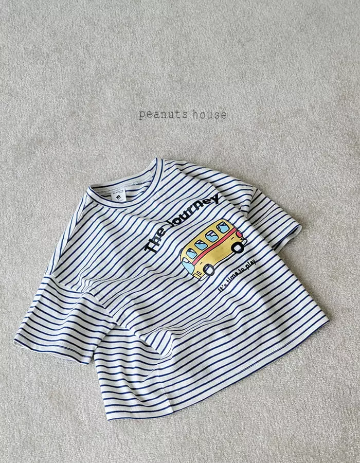 Peanuts - Korean Children Fashion - #toddlerclothing - Mini Bus Tee - 12