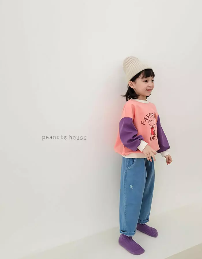 Peanuts - Korean Children Fashion - #todddlerfashion - Vintage Jeans - 4