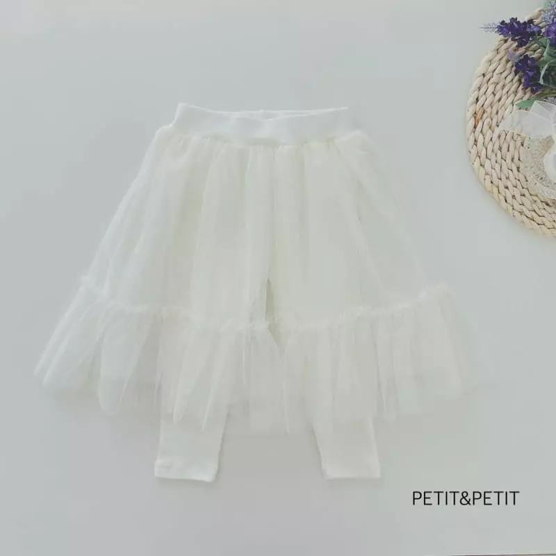 Petit & Petit - Korean Children Fashion - #Kfashion4kids - Sha Skirt Leggings - 6