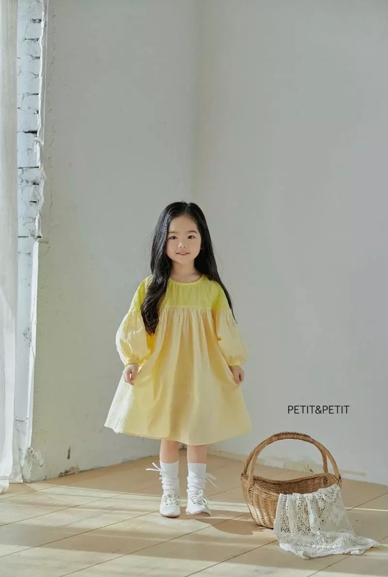 Petit & Petit - Korean Children Fashion - #childofig - Coco Color One-piece - 6