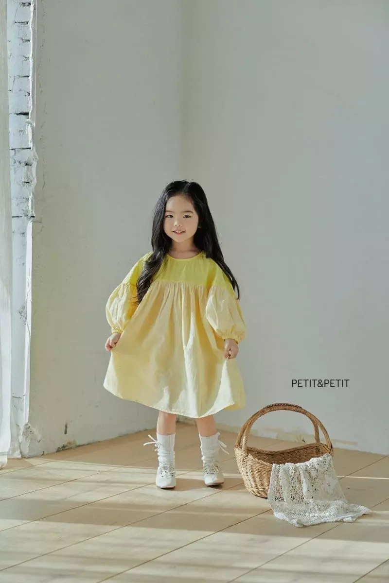 Petit & Petit - Korean Children Fashion - #childofig - Coco Color One-piece - 7