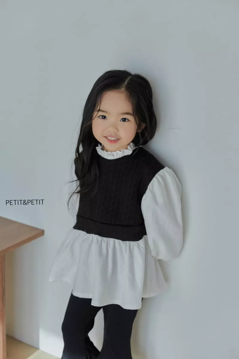 Petit & Petit - Korean Children Fashion - #childofig - Knit Blouse - 5