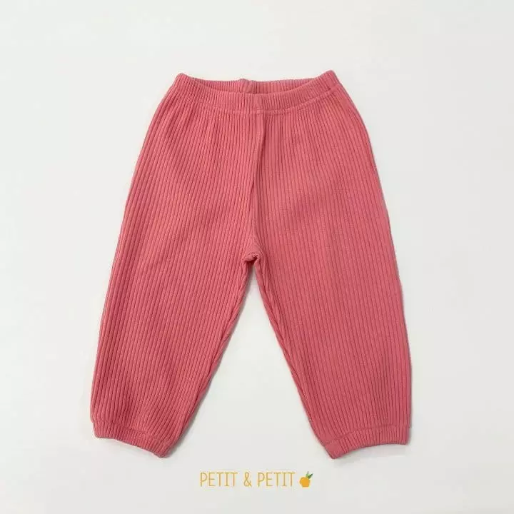 Petit & Petit - Korean Children Fashion - #childofig - Rib Jogger Pants