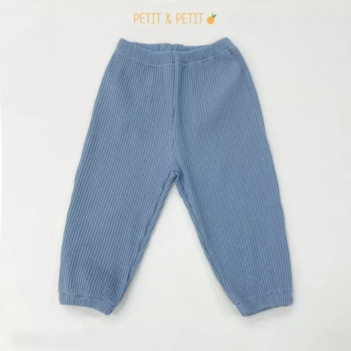 Petit & Petit - Korean Children Fashion - #childofig - Rib Jogger Pants - 2