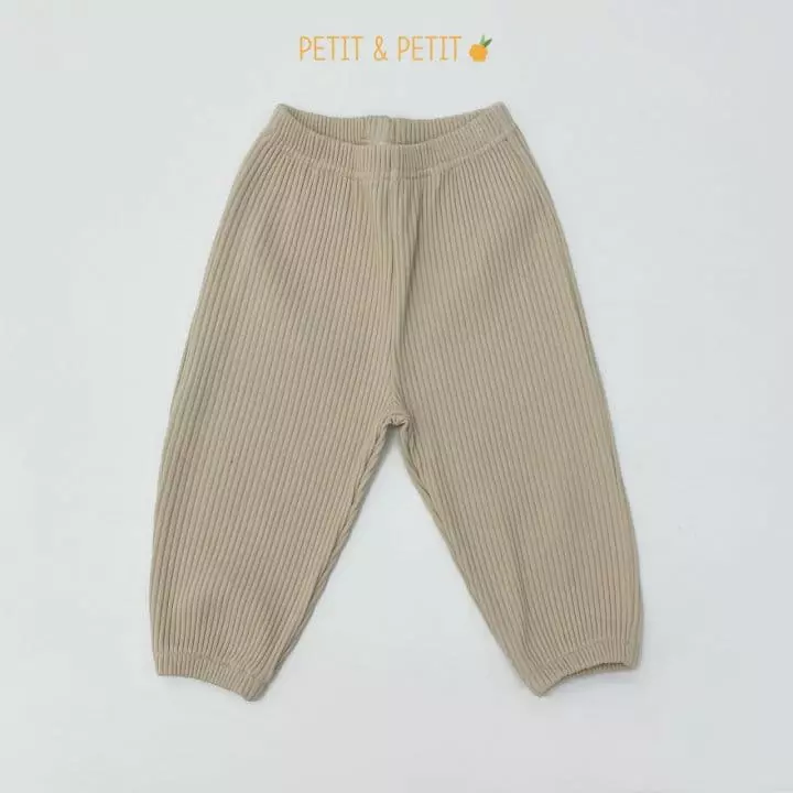 Petit & Petit - Korean Children Fashion - #childrensboutique - Rib Jogger Pants - 3