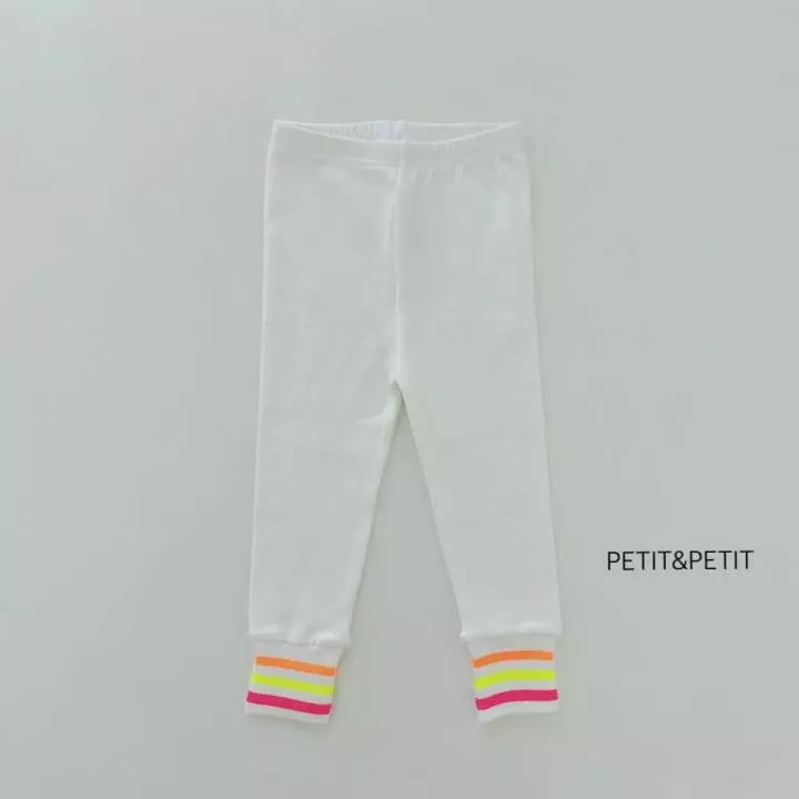 Petit & Petit - Korean Children Fashion - #childrensboutique - Neon Banding Leggings - 2