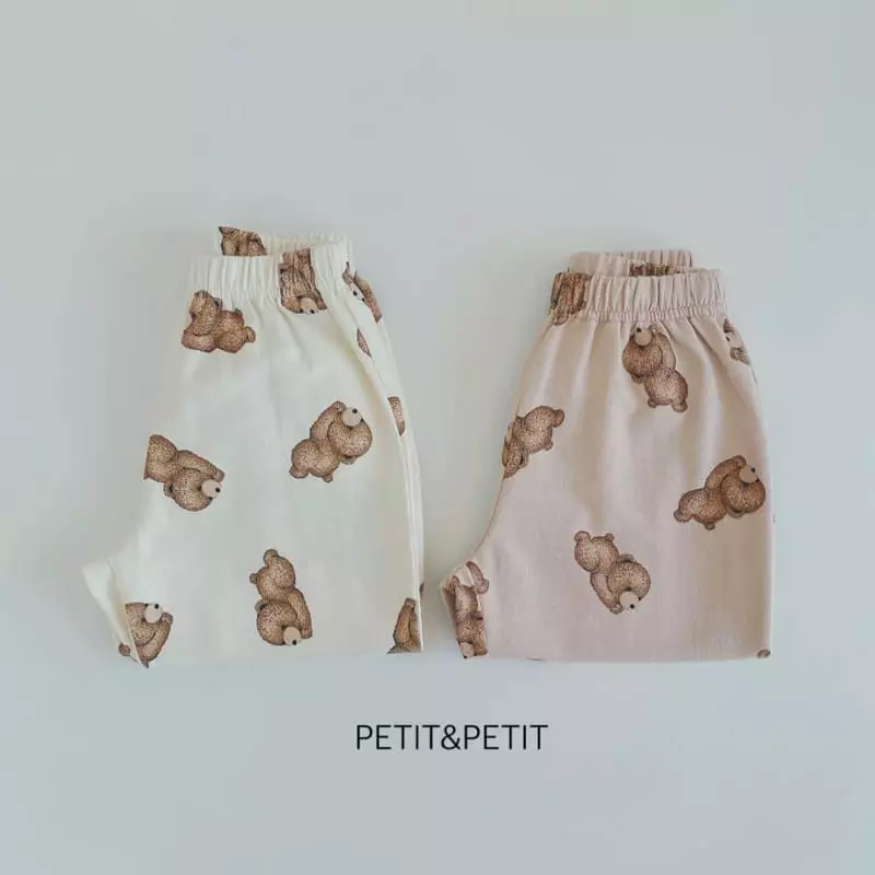 Petit & Petit - Korean Children Fashion - #designkidswear - Bear Pants - 9