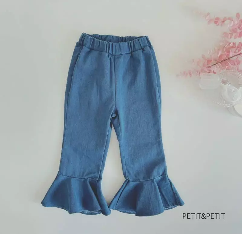 Petit & Petit - Korean Children Fashion - #designkidswear - Frill Jeans - 7