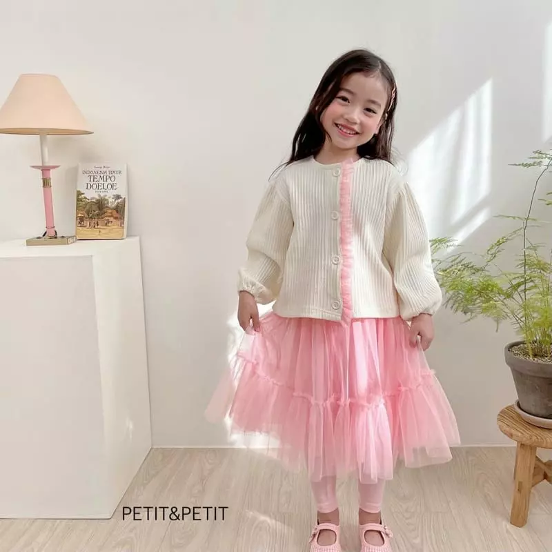 Petit & Petit - Korean Children Fashion - #designkidswear - Frill Cardigan