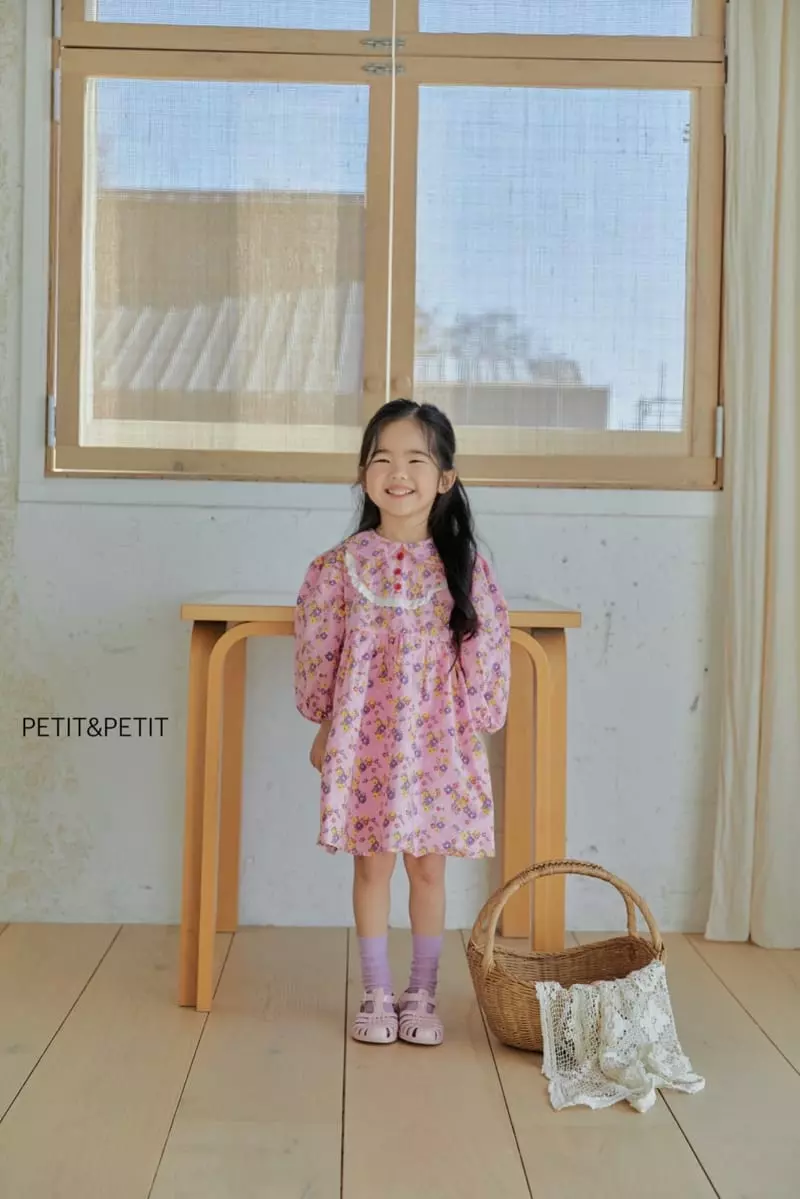 Petit & Petit - Korean Children Fashion - #designkidswear - Flower One-piece - 8